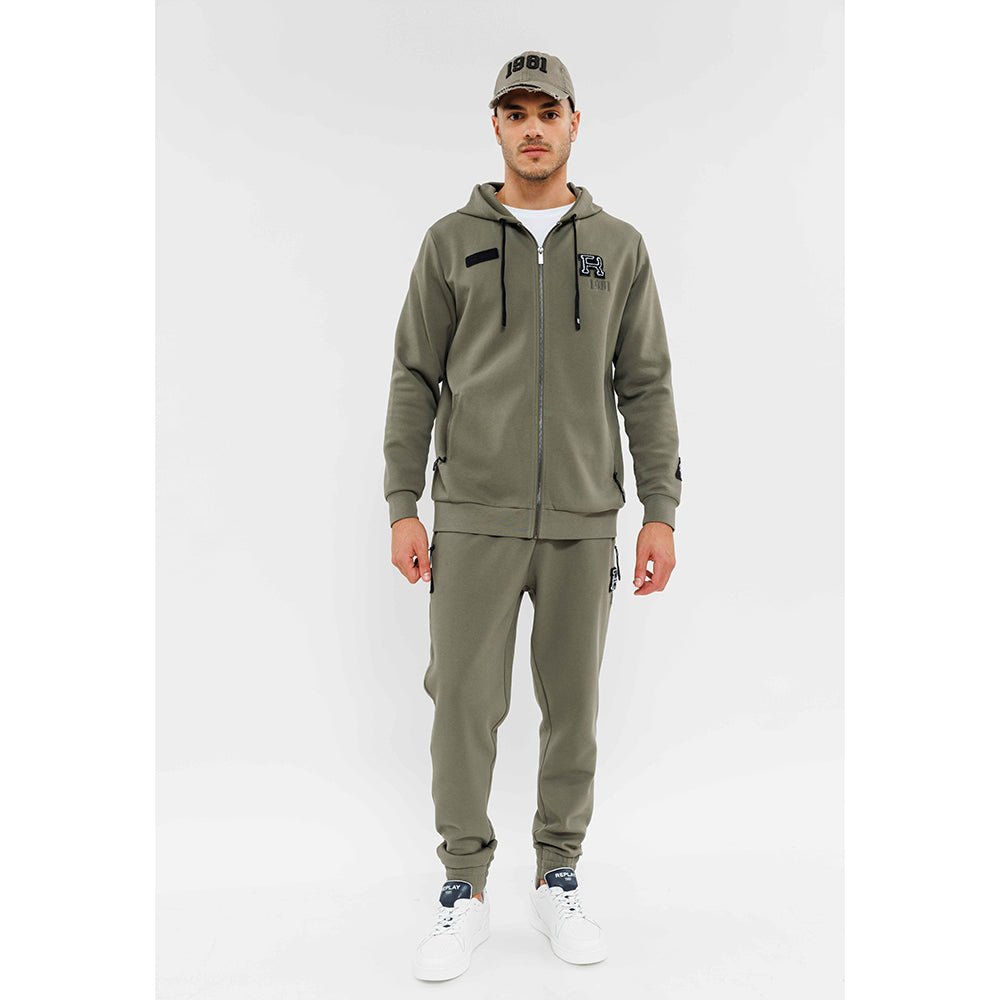 ג'קט קפוצ'ון ריפליי R Logo & Patch גברים