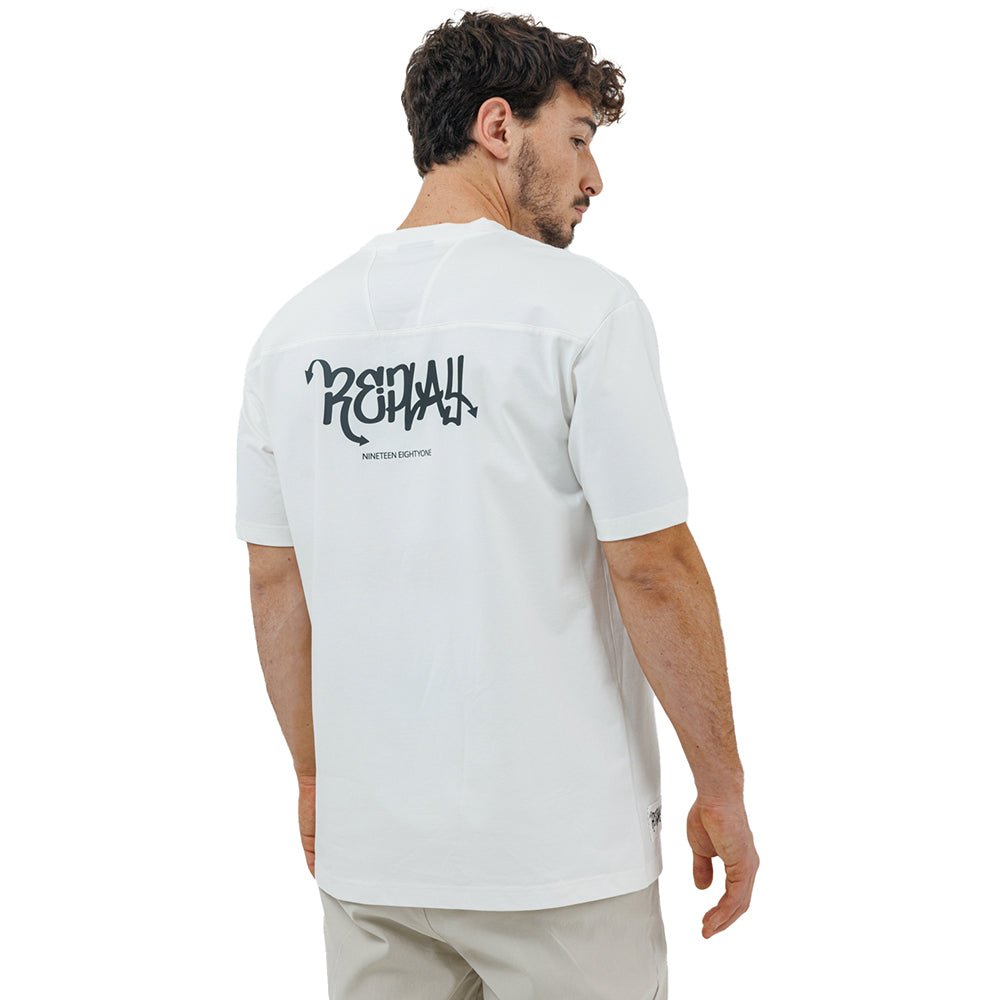 חולצת טישירט קצרה ריפליי Back Print גברים