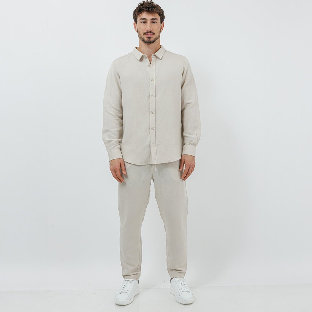 חולצה מכופתרת ריפליי Linen גברים