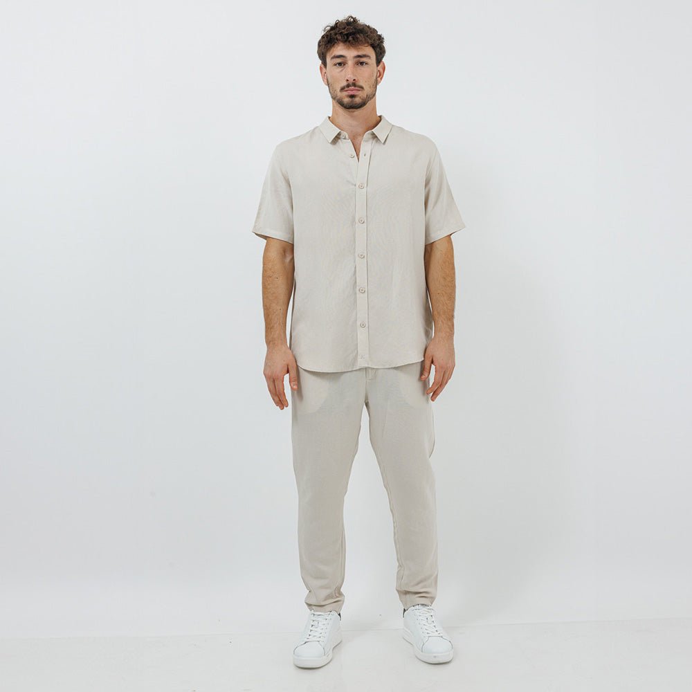 חולצה מכופתרת ריפליי Linen גברים