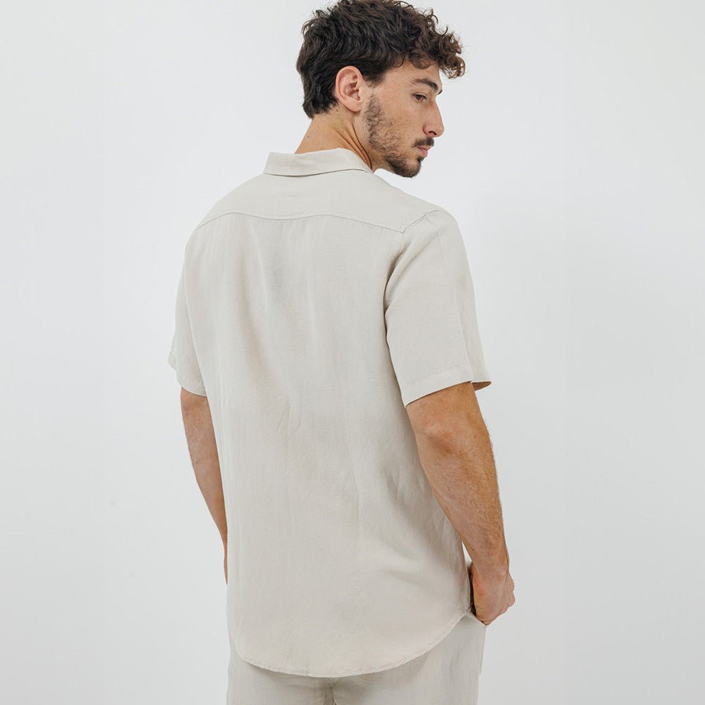 חולצה מכופתרת ריפליי Linen גברים
