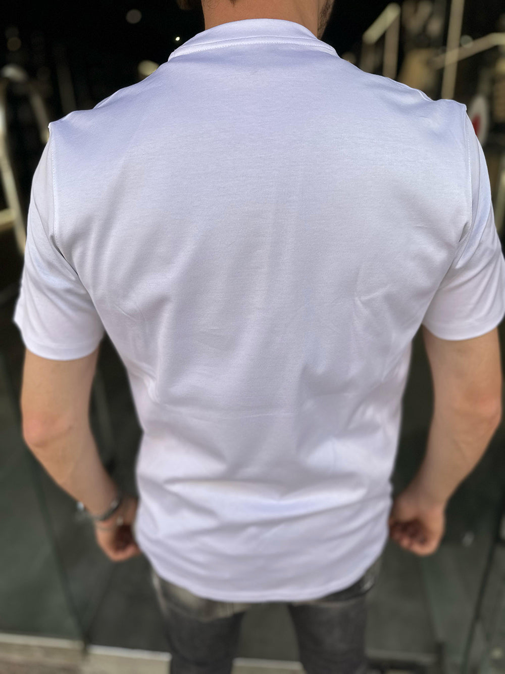 חולצת טישירט קצרה פול שארק 76Patch גברים