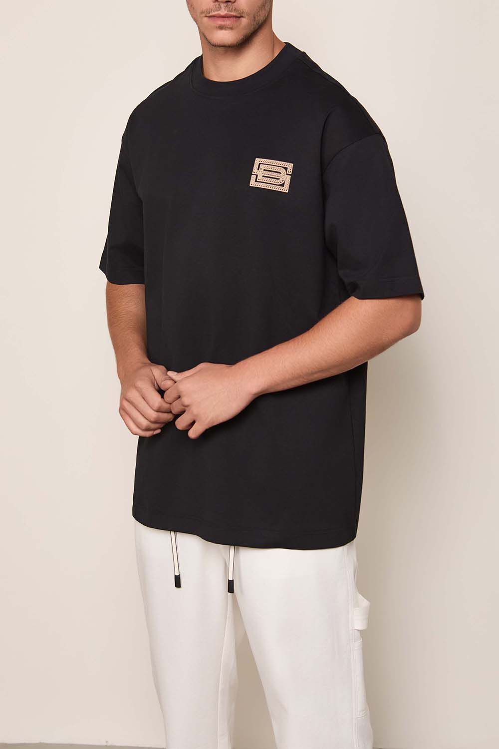 חולצת טישירט קצרה באלר B Logo גברים