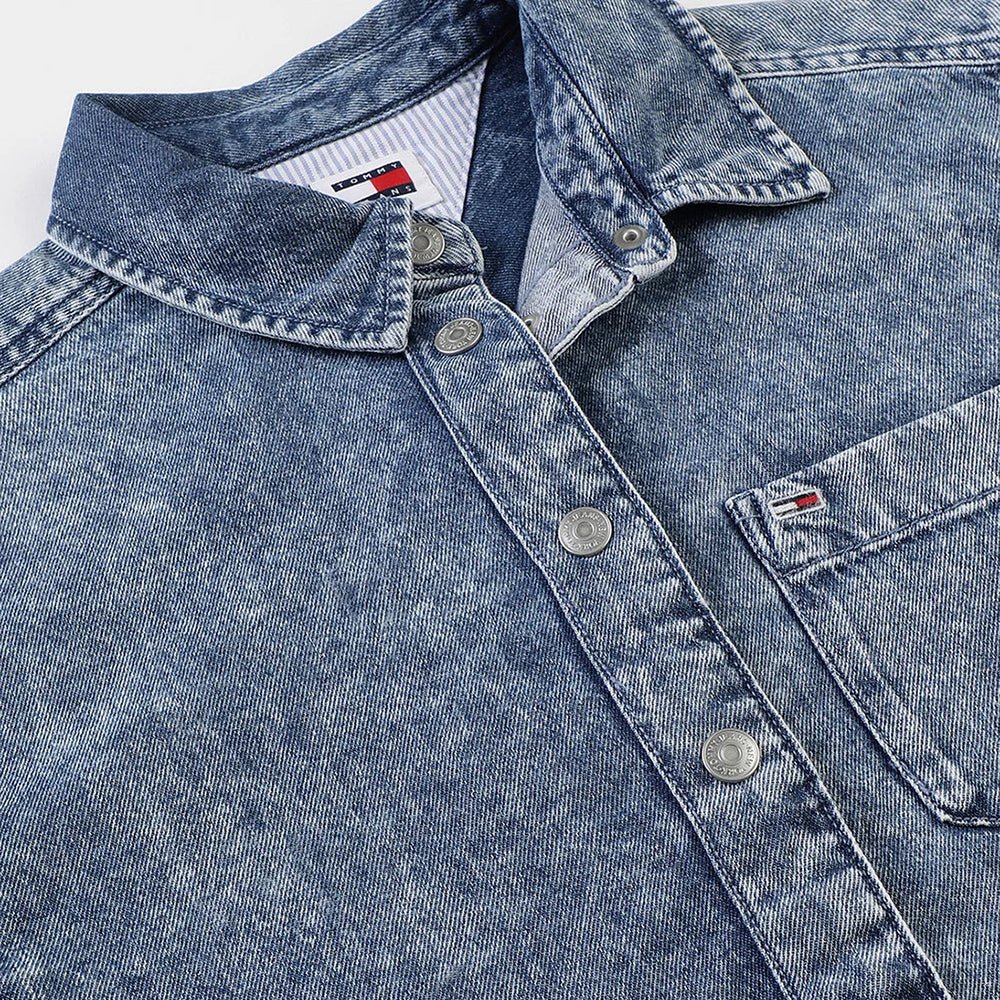 ג'קט ג'ינס טומי הילפיגר Front Tie Chambray נשים