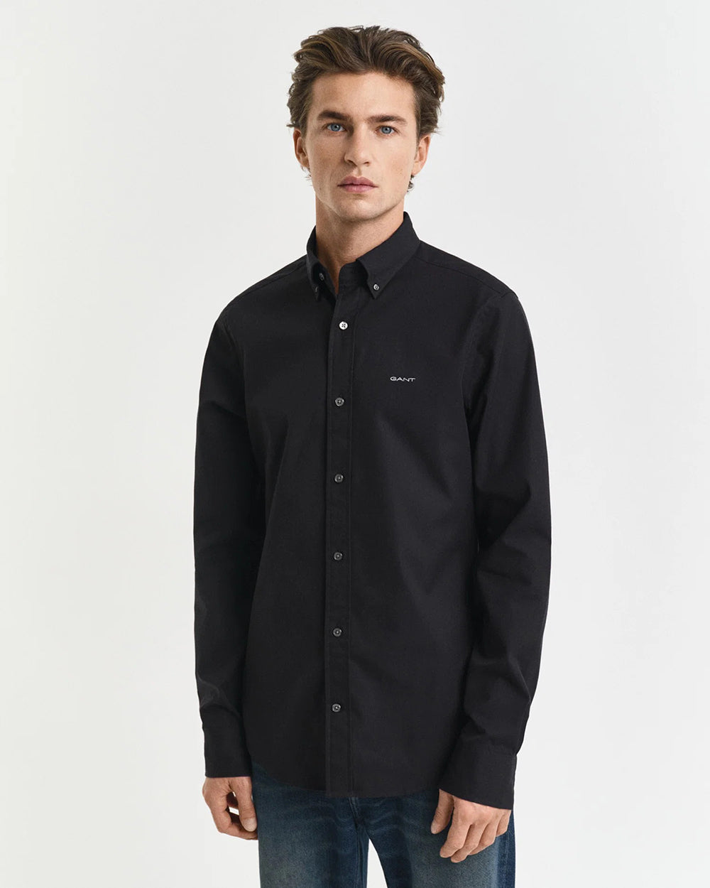 חולצה מכופתרת גאנט Slim Fit Pinpoint Oxford גברים