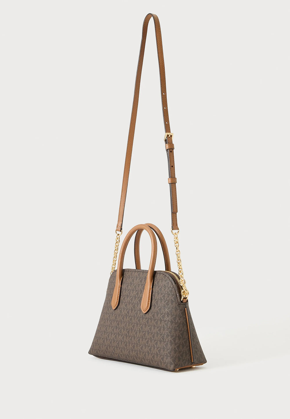 תיק מייקל קורס Teddi Medium Signature Logo Slouchy Shoulder Bag נשים