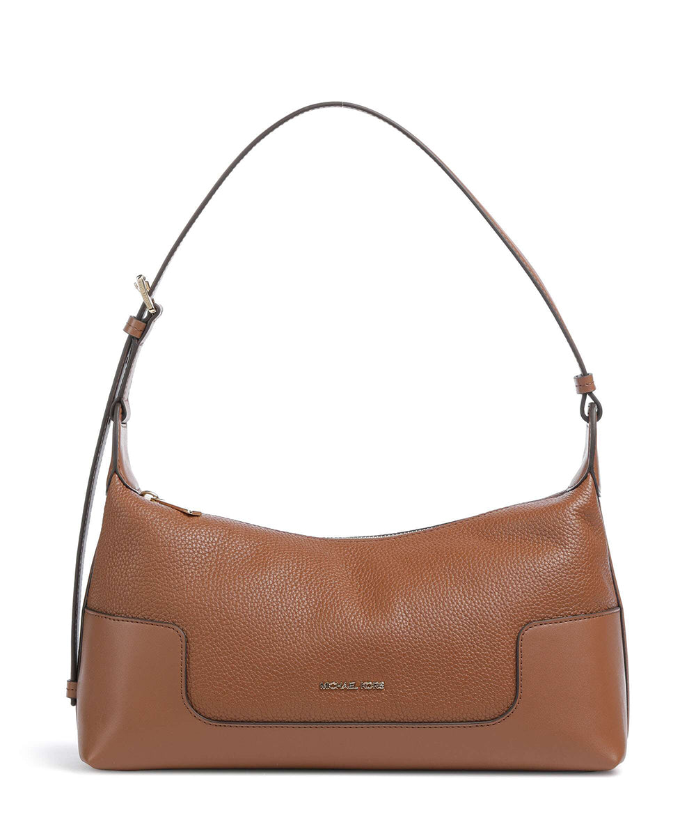 תיק מייקל קורס Teddi Medium Pebbled Leather Slouchy Shoulder Bag נשים