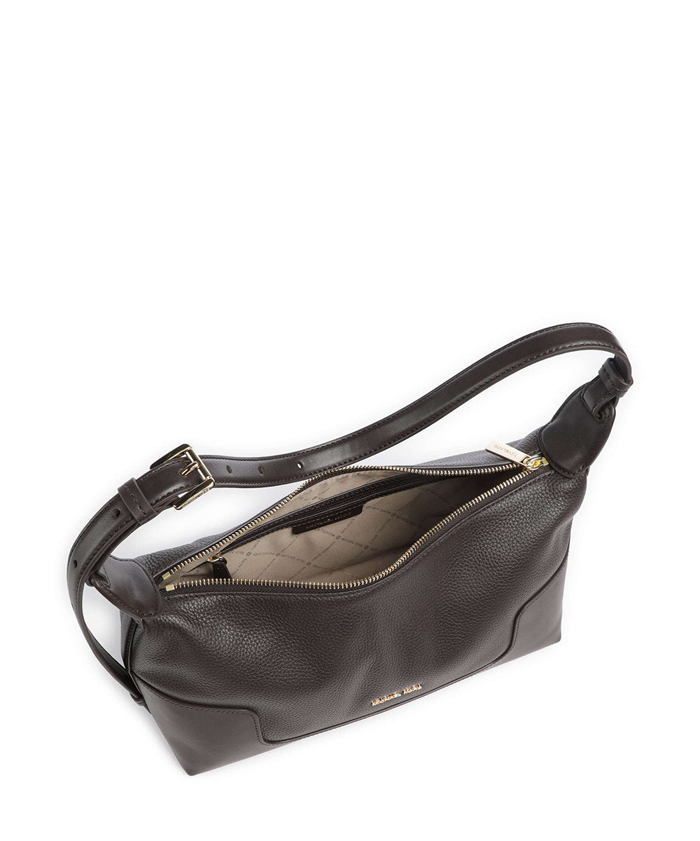 תיק מייקל קורס Teddi Medium Pebbled Leather Slouchy Shoulder Bag נשים