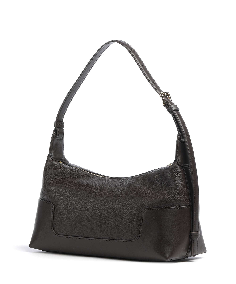 תיק מייקל קורס Teddi Medium Pebbled Leather Slouchy Shoulder Bag נשים
