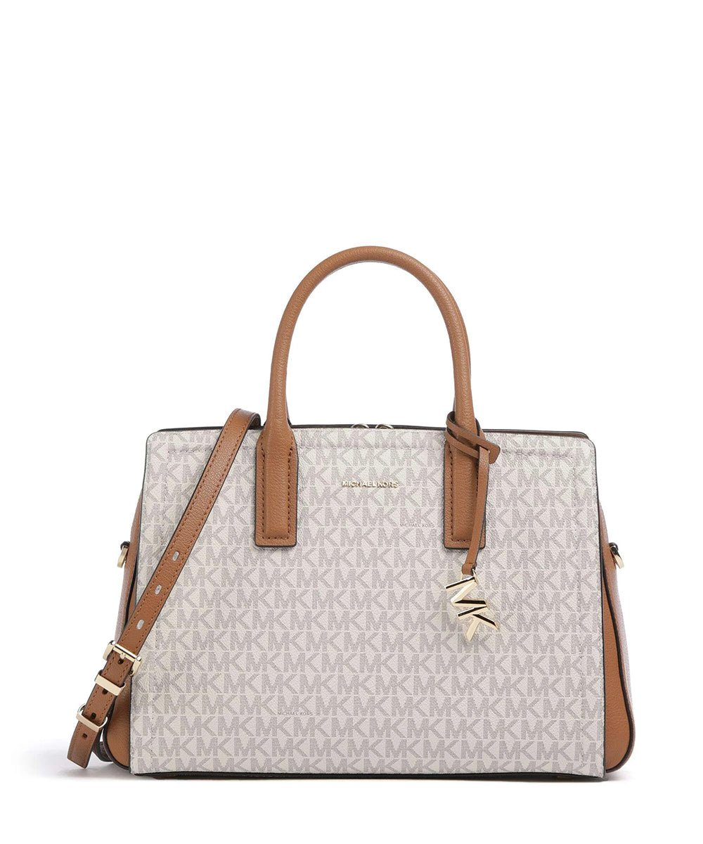 תיק מייקל קורס Laila Medium Signature Logo Satchel נשים