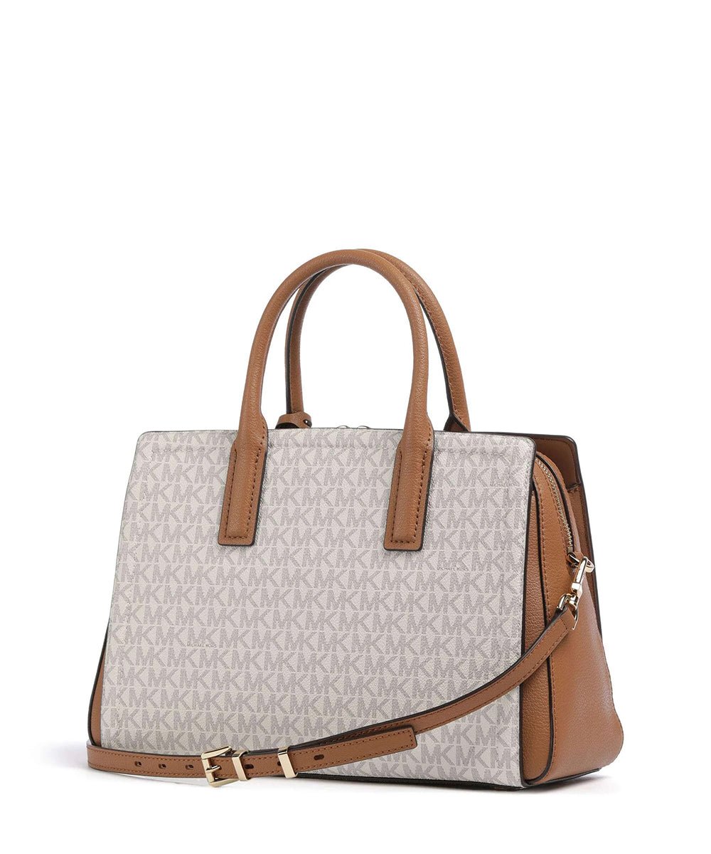 תיק מייקל קורס Laila Medium Signature Logo Satchel נשים
