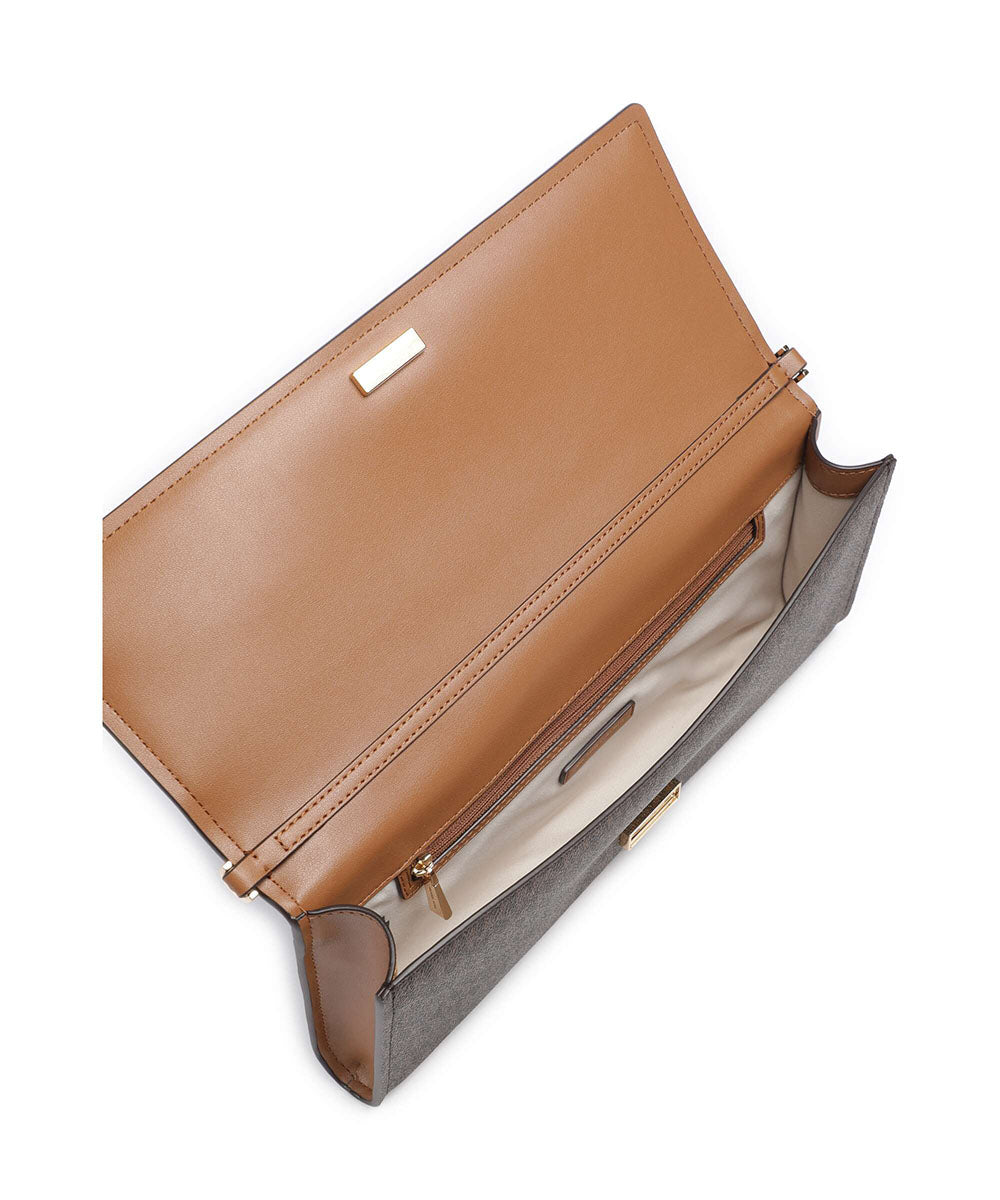 תיק מייקל קורס Hamilton Moderne Medium Signature Logo Convertible Clutch נשים