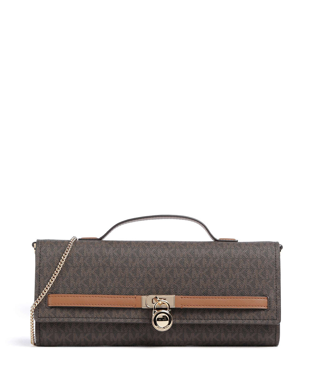 תיק מייקל קורס Hamilton Moderne Medium Signature Logo Convertible Clutch נשים