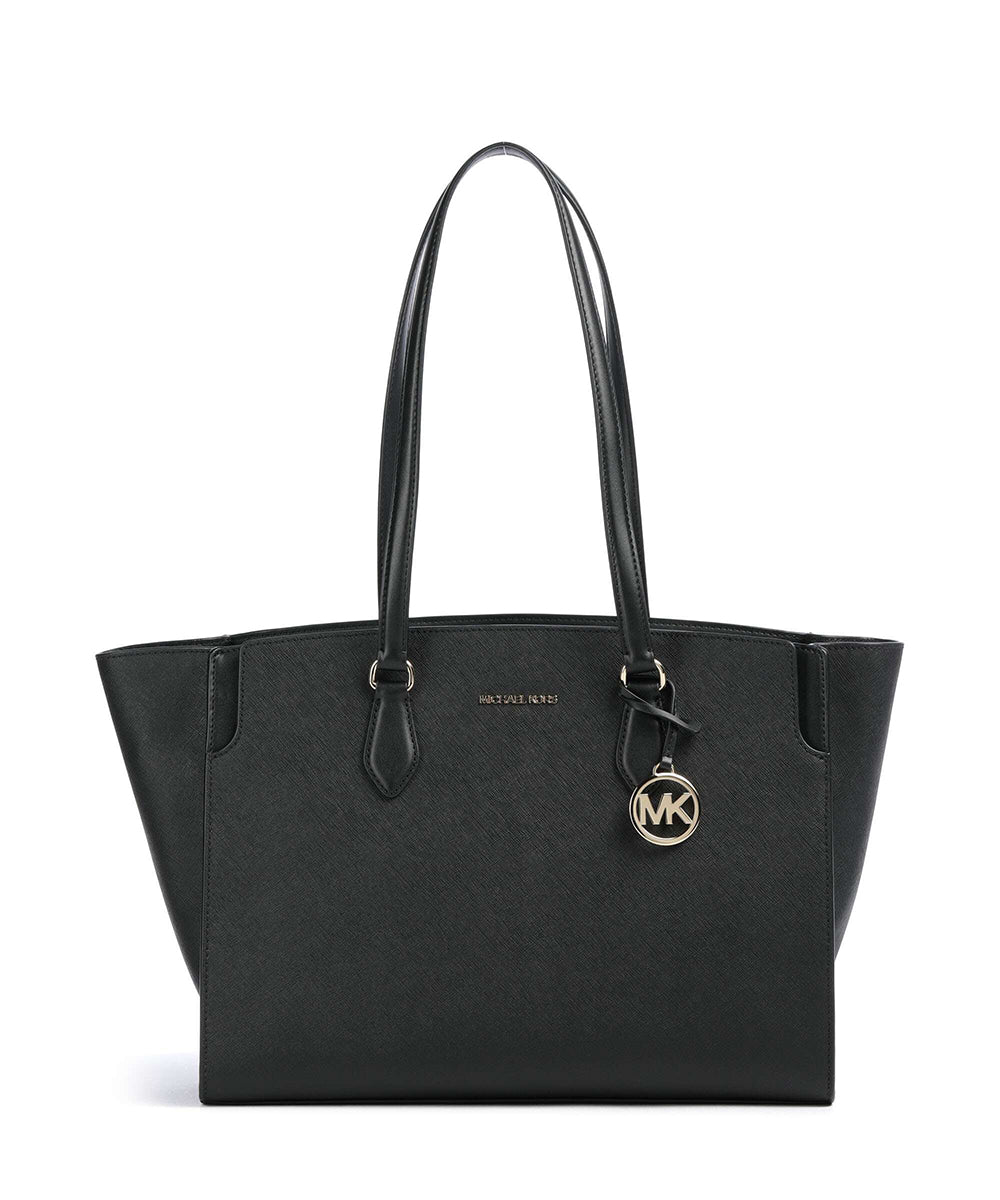 תיק מייקל קורס Becca Large Striped Signature Logo נשים
