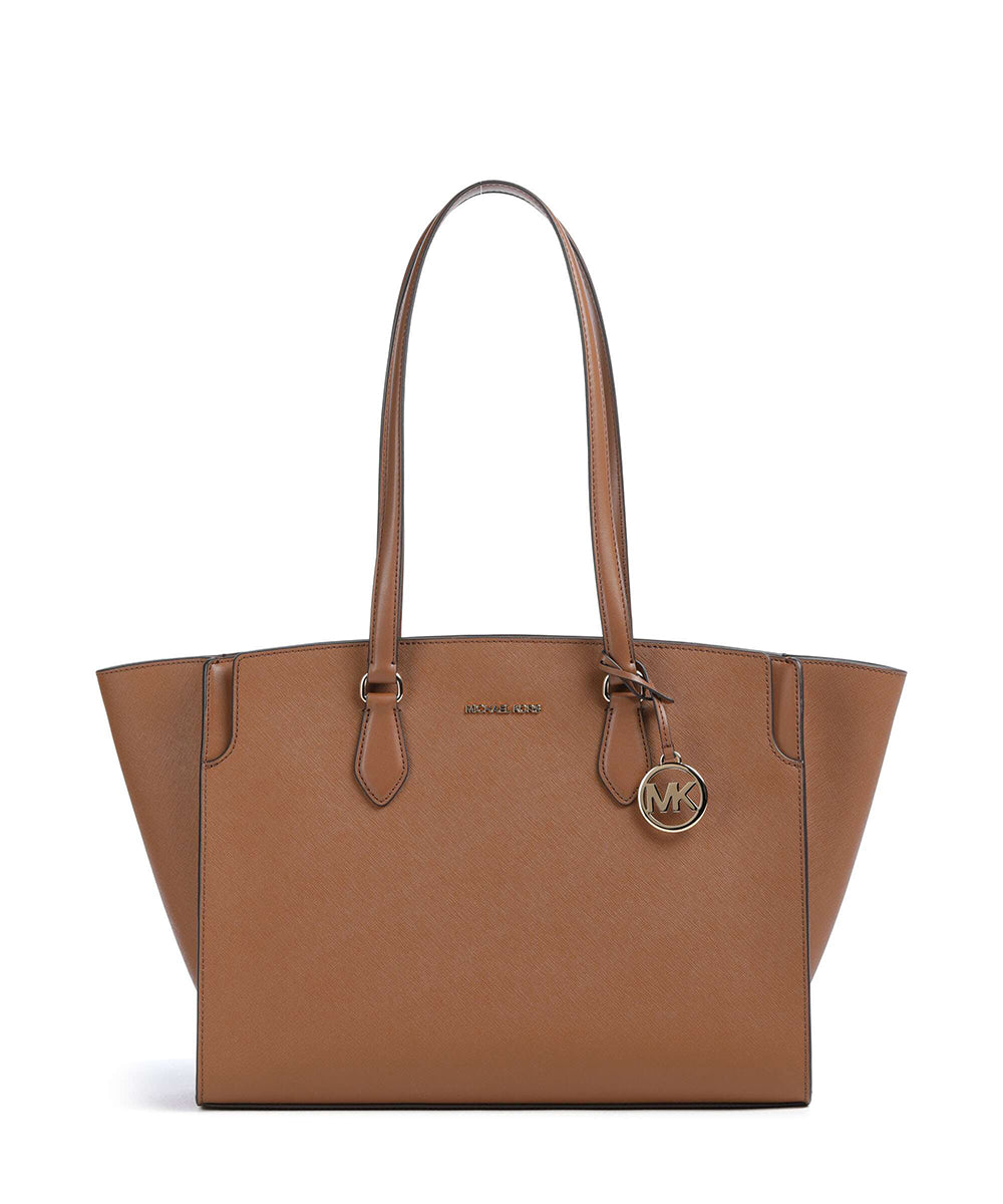 תיק מייקל קורס Becca Large Striped Signature Logo נשים