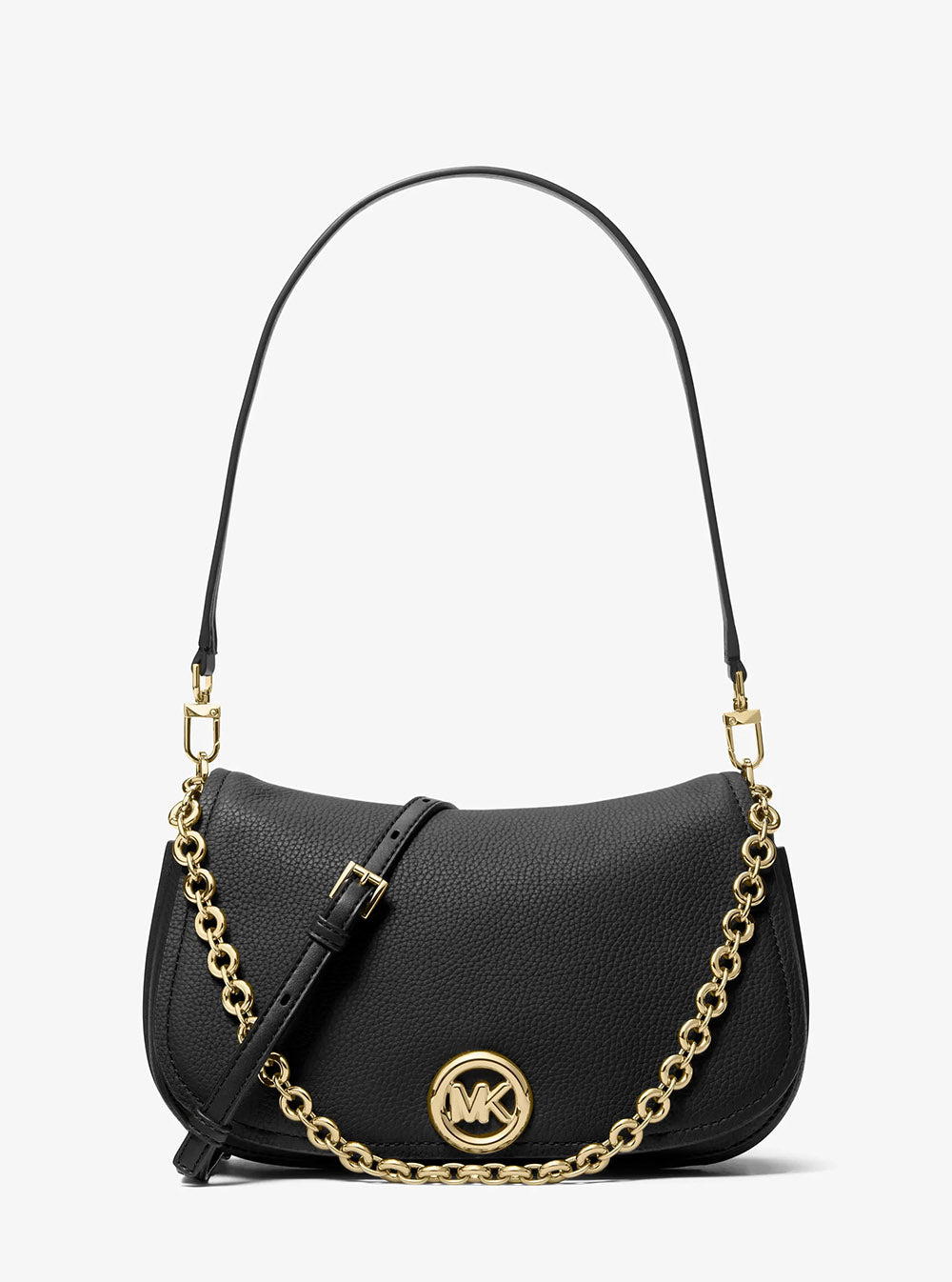 תיק מייקל קורס Nolita Medium Pebbled Leather Convertible Shoulder נשים