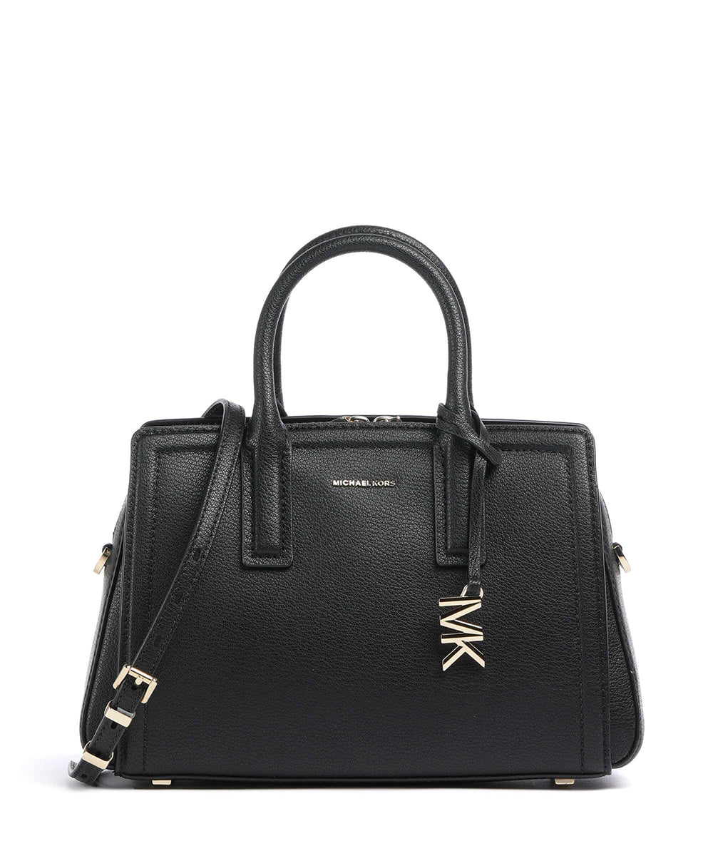 תיק מייקל קורס Laila Small Pebbled Leather Satchel נשים
