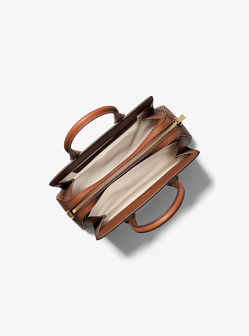 תיק מייקל קורס Laila Small Pebbled Leather Satchel נשים