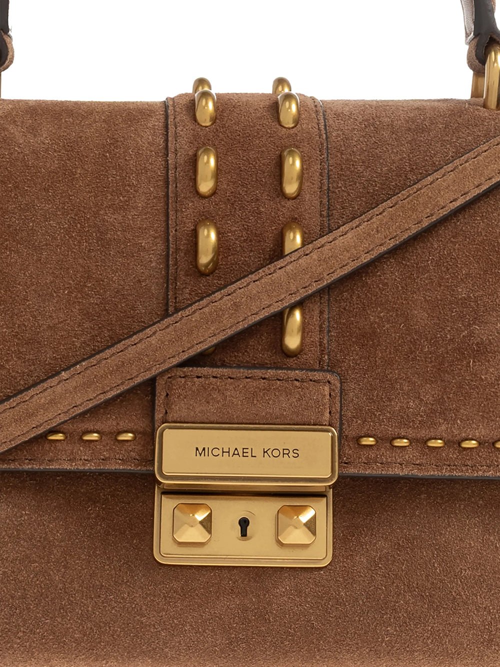 תיק מייקל קורס Medium Tribeca Studded Top-Handle Satchel נשים