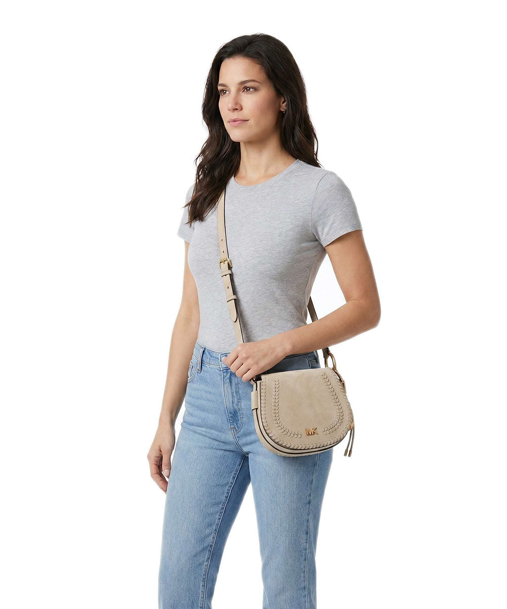 תיק מייקל קורס Josie Medium Saddle Flap Messenger נשים