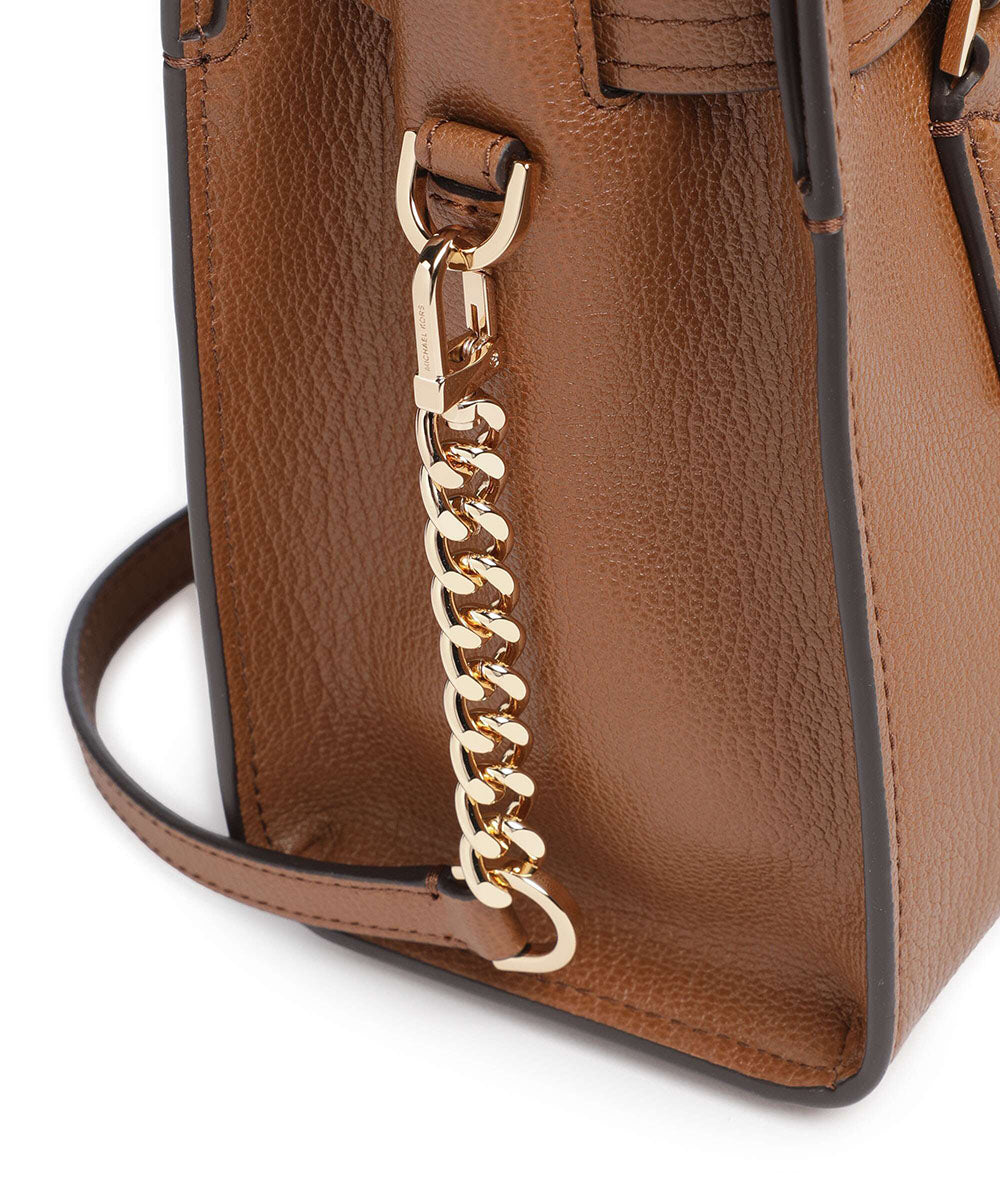 תיק מייקל קורס Hamilton Moderne Small Pebbled Leather Satchel נשים