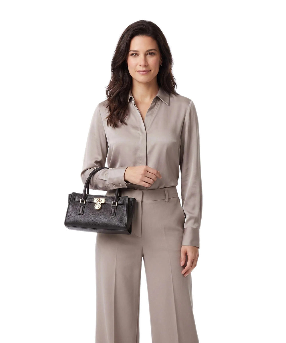 תיק מייקל קורס Hamilton Moderne Extra-Small Leather Crossbody Bag נשים