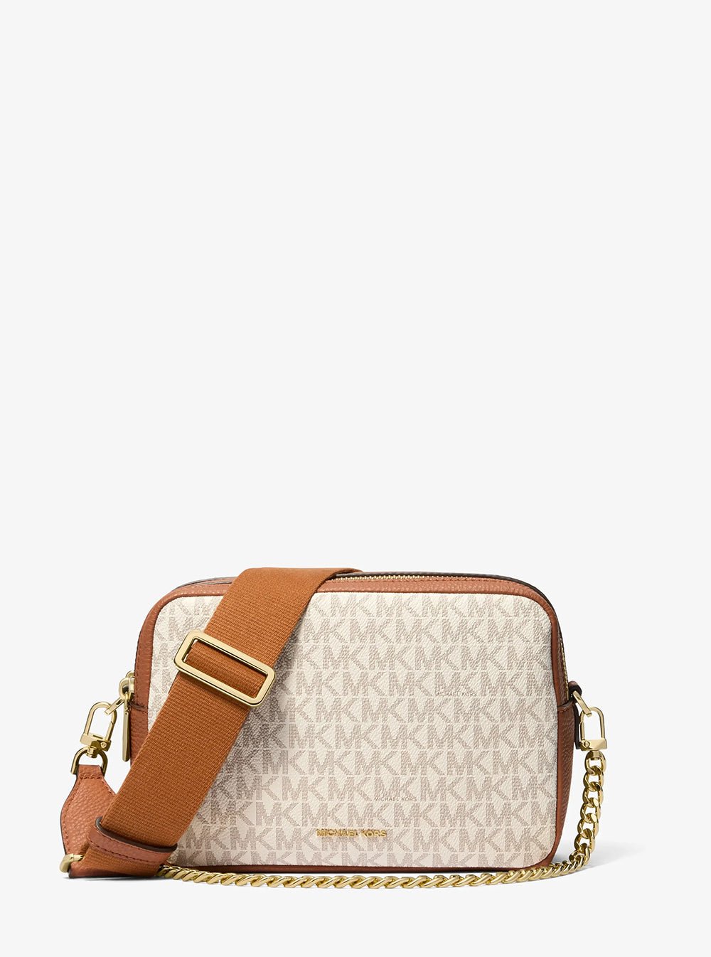 תיק מייקל קורס Bryant Medium Signature Logo Camera Crossbody נשים