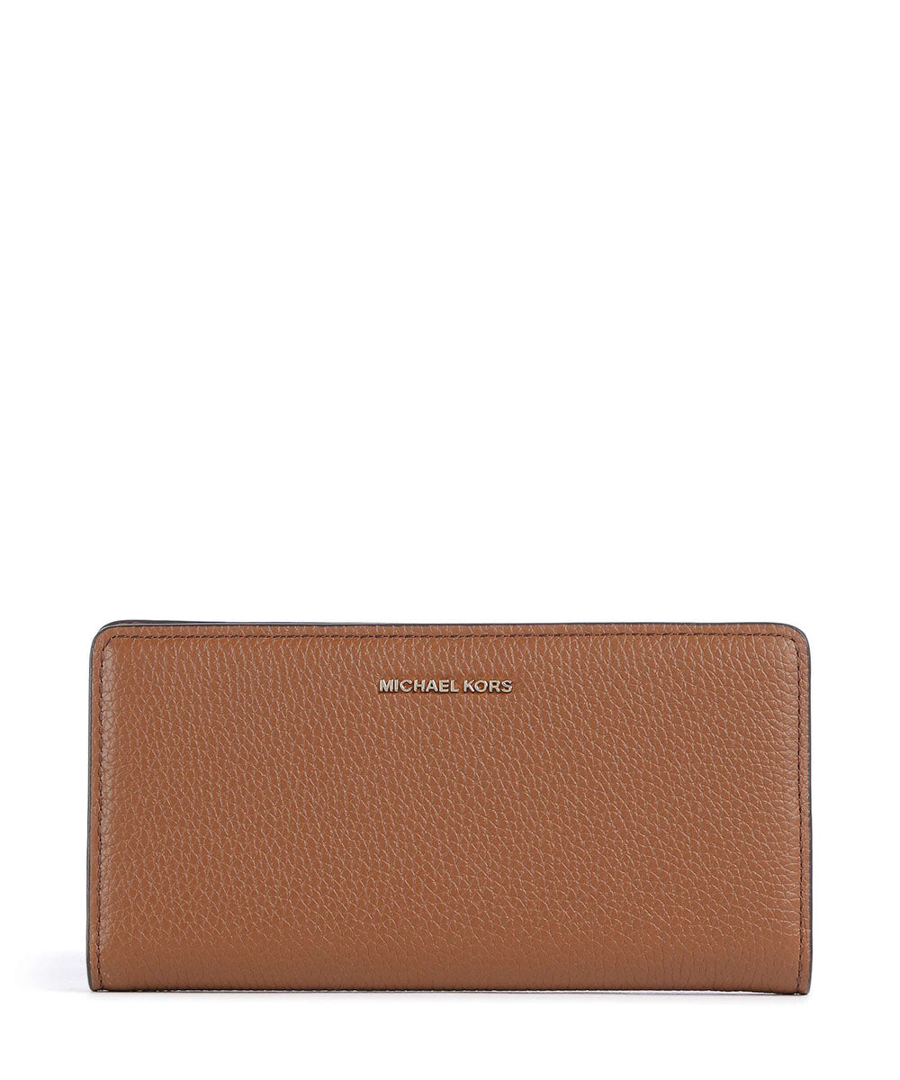 ארנק מייקל קורס Bryant Large Pebbled Leather Snap-Front Wallet נשים