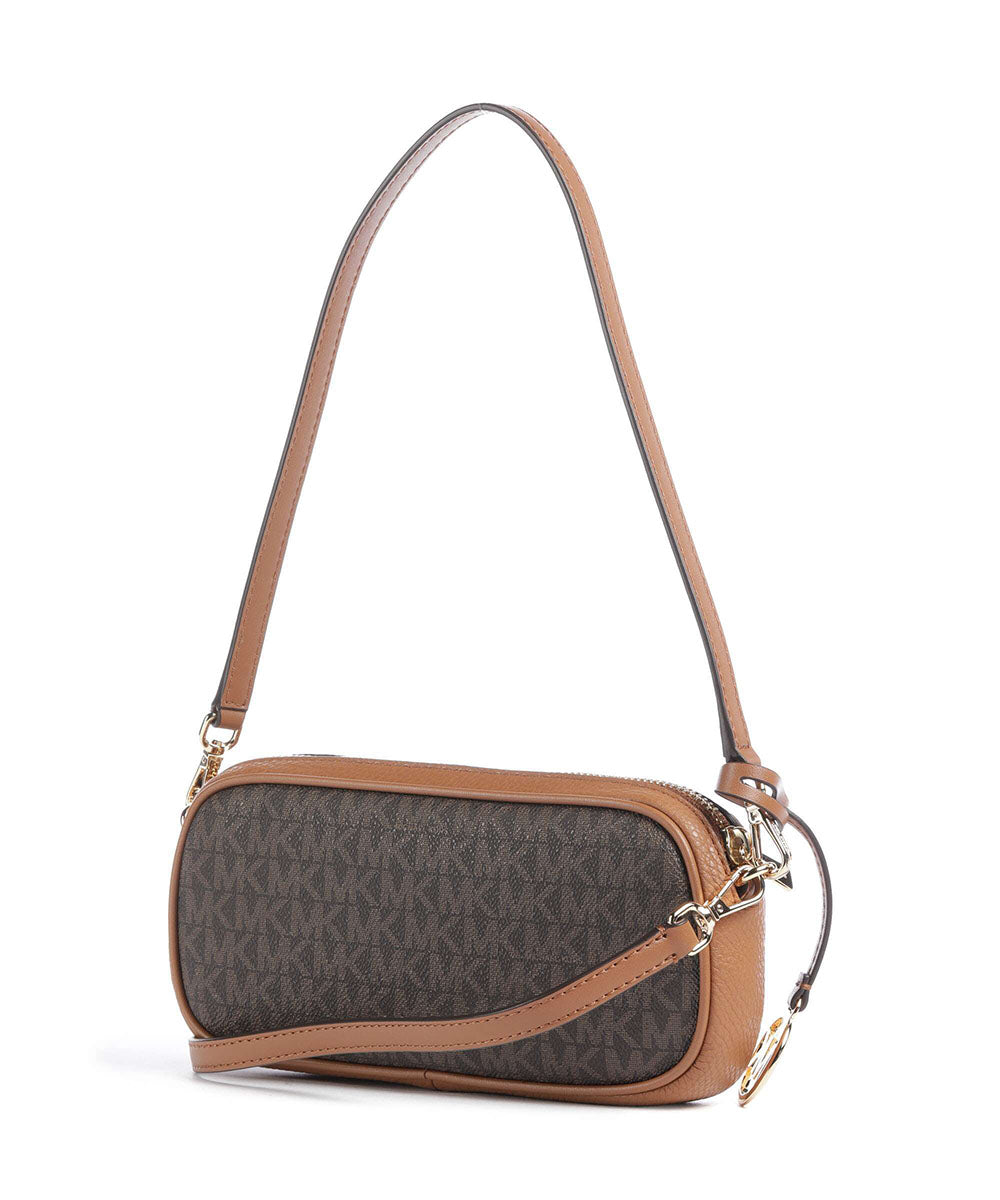תיק מייקל קורס May Small Signature Logo Shoulder Bag נשים