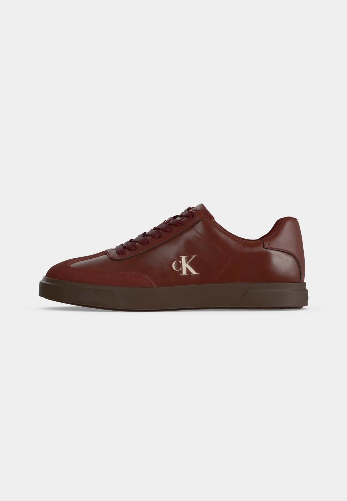 נעלי קלווין קליין Leather Signature Logo Trainers נשים