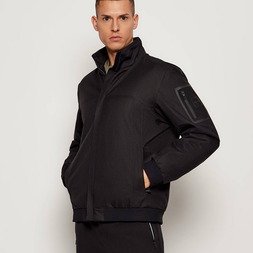 מעיל הוגו בוס Hexatech Bomber גברים