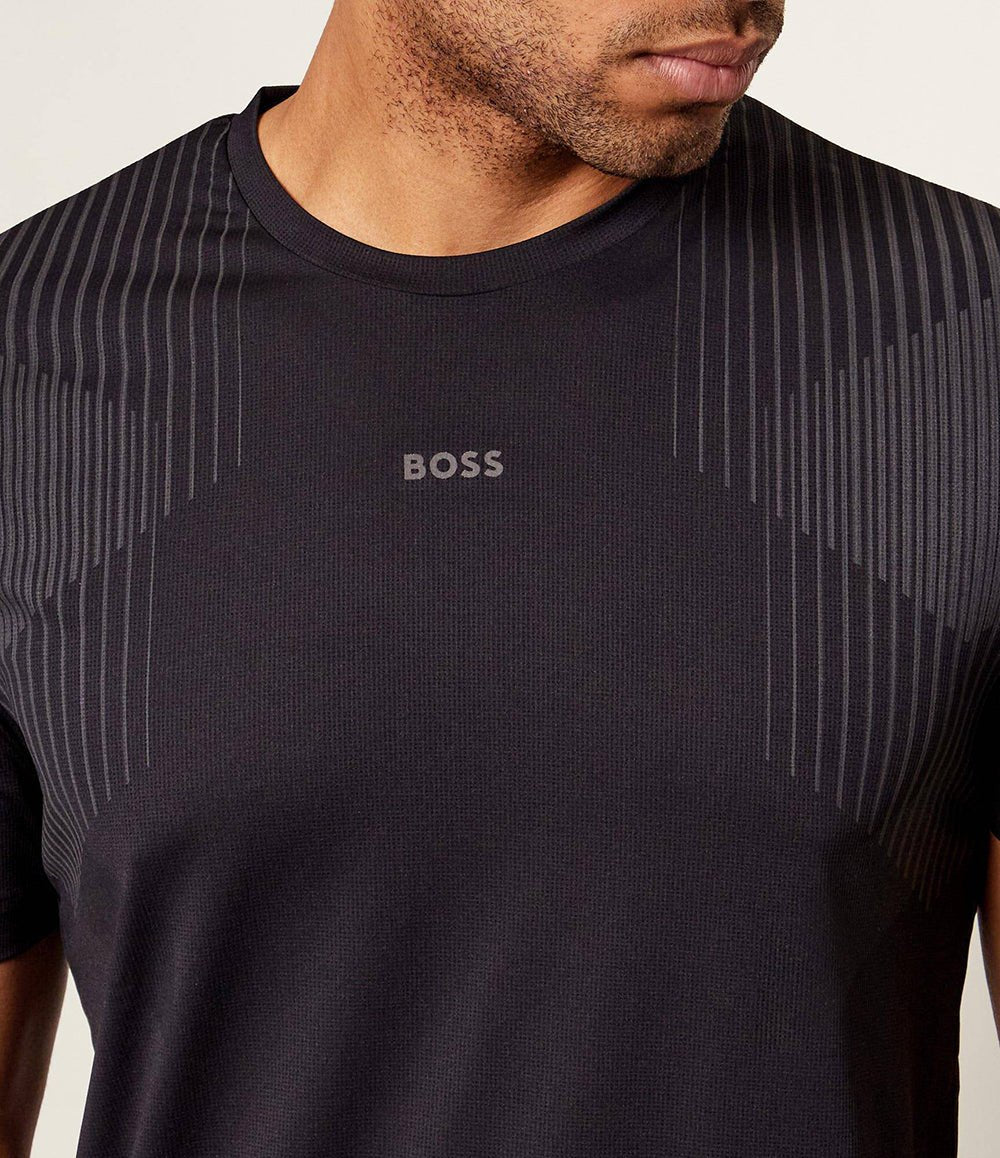 חולצת טישירט קצרה הוגו בוס Reflective Details גברים