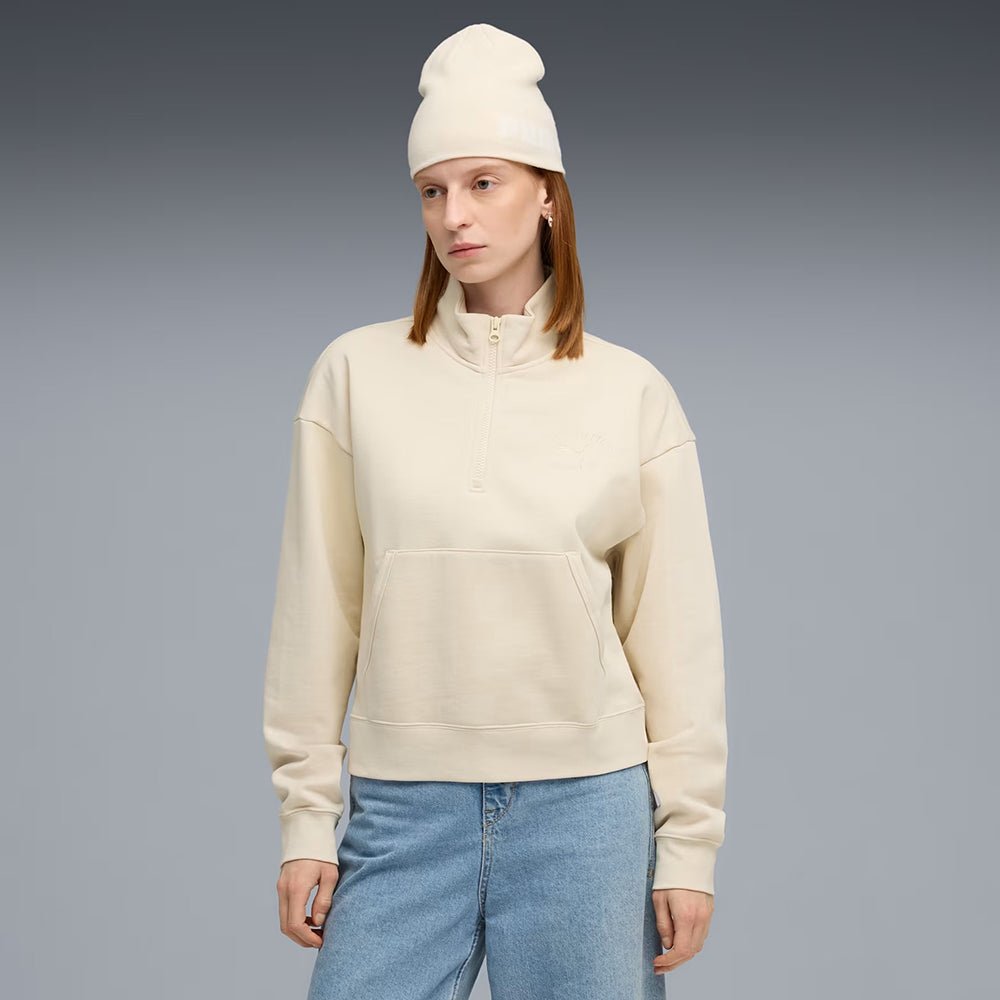 קפוצ'ון פומה Class Half-Zip Short Crew נשים