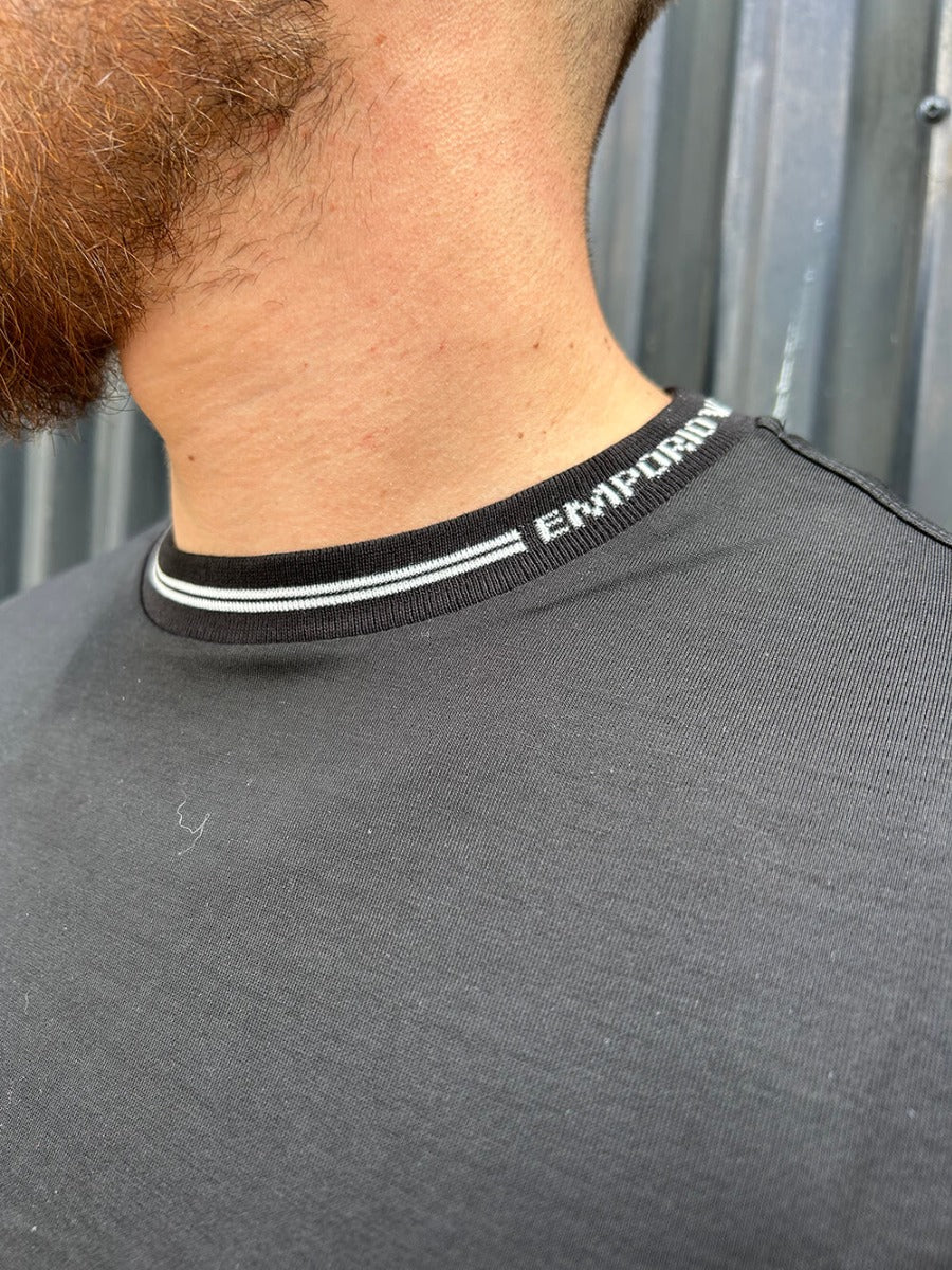 חולצת טישרט אמפוריו ארמני ארוכה Logo Collar גברים