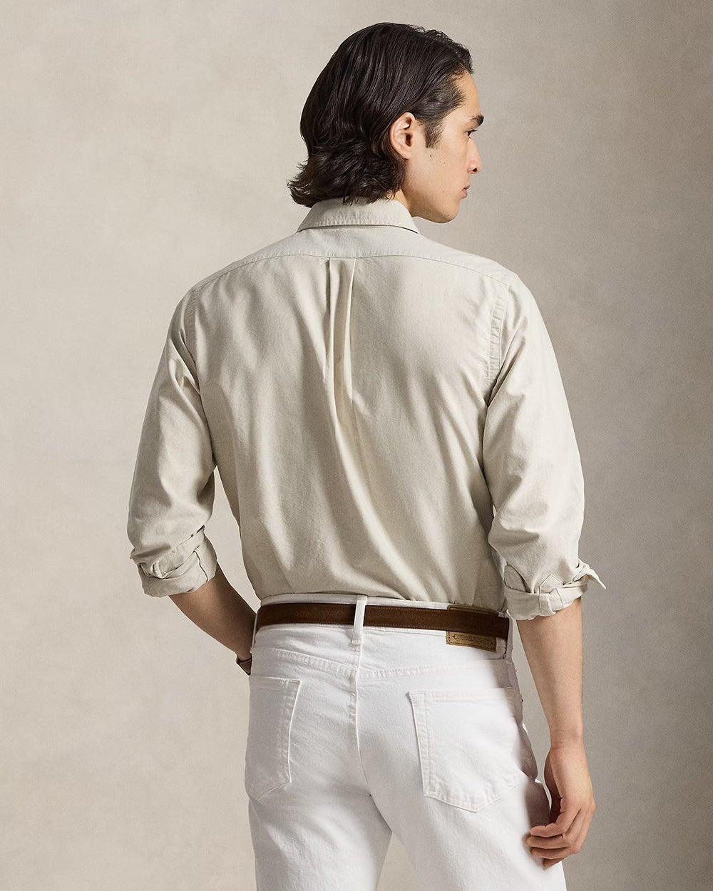 חולצה מכופתרת פולו ראלף לורן Slim Fit Oxford גברים