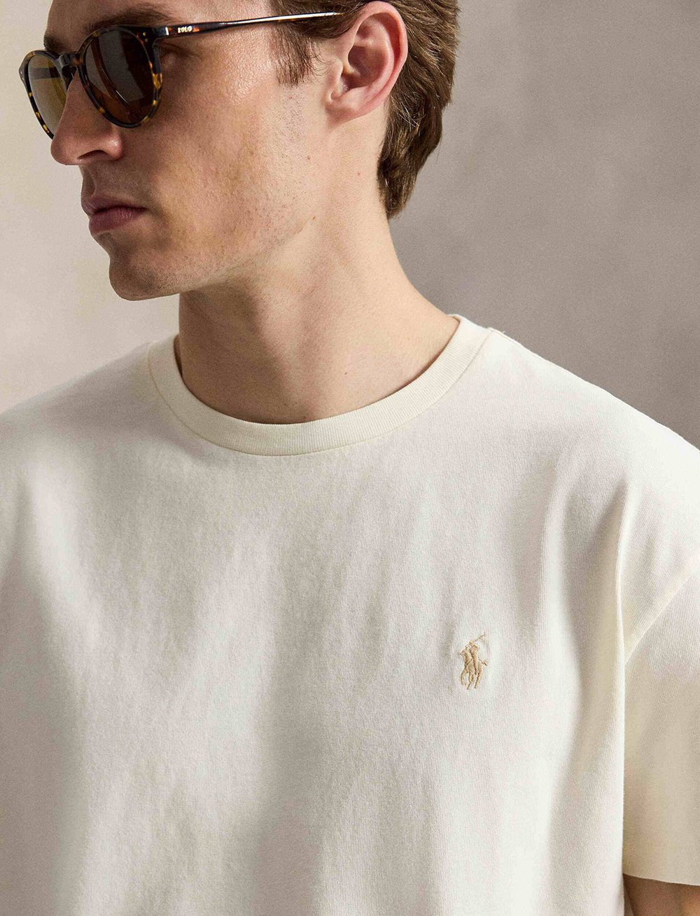 חולצת טישירט קצרה פולו ראלף לורן Pony-Embroidered Jersey גברים
