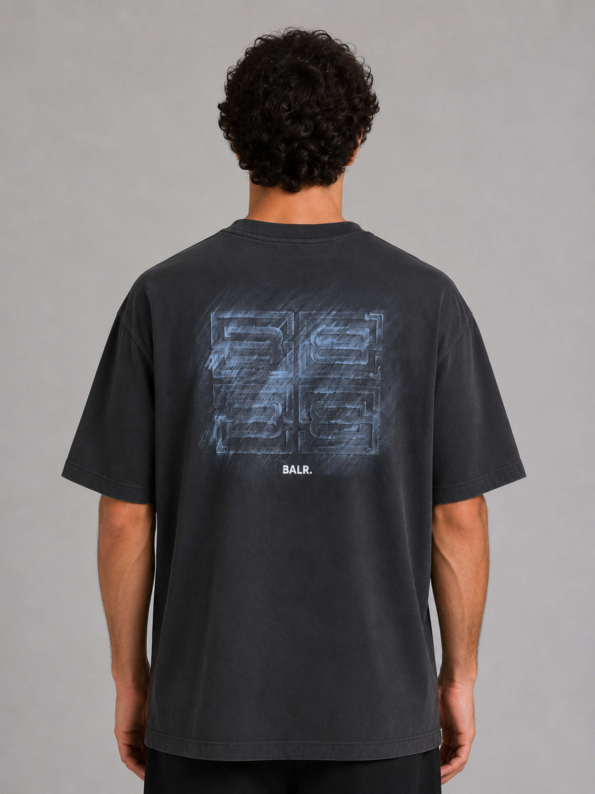 חולצת טישירט קצרה באלר Back Logo גברים