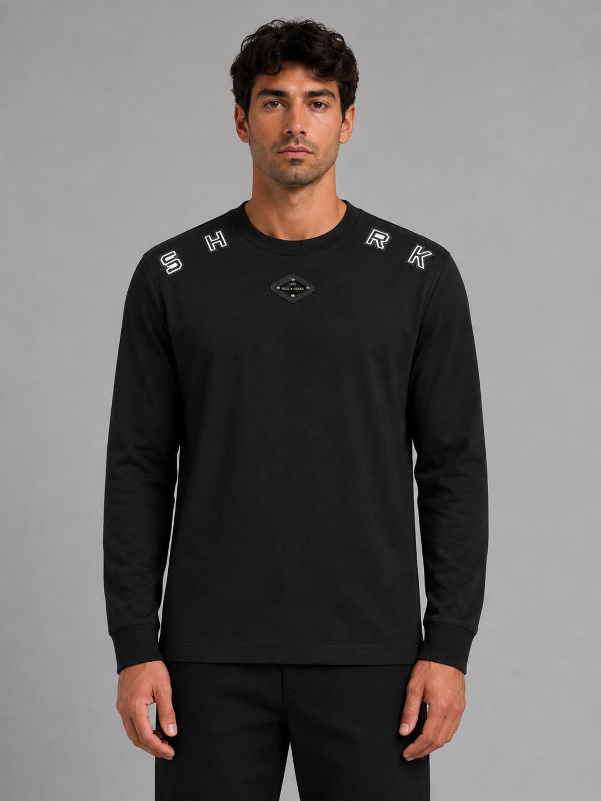 חולצת טישירט ארוכה פול שארק Shoulder Logo גברים