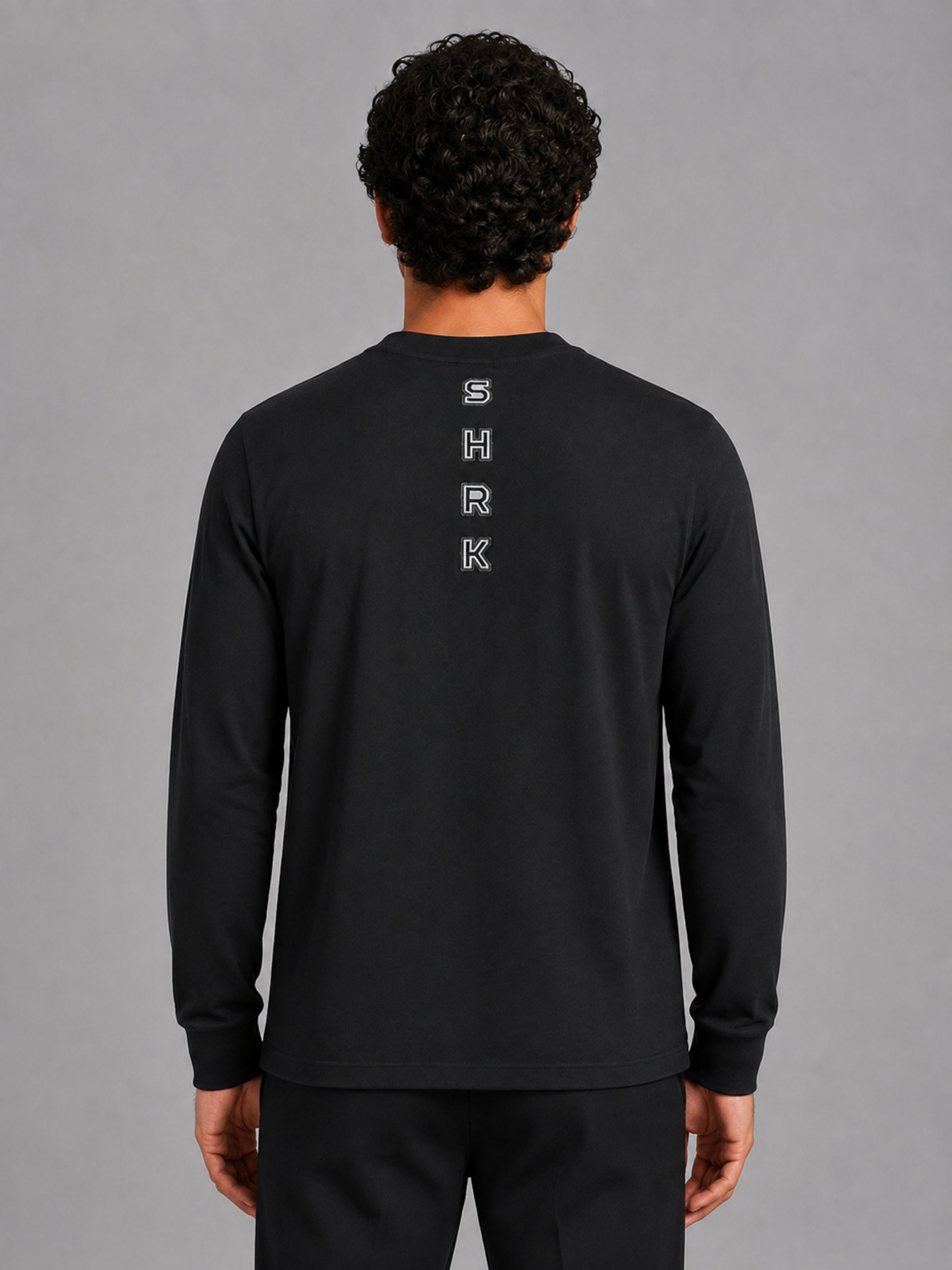 חולצת טישירט ארוכה פול שארק Back Logo גברים