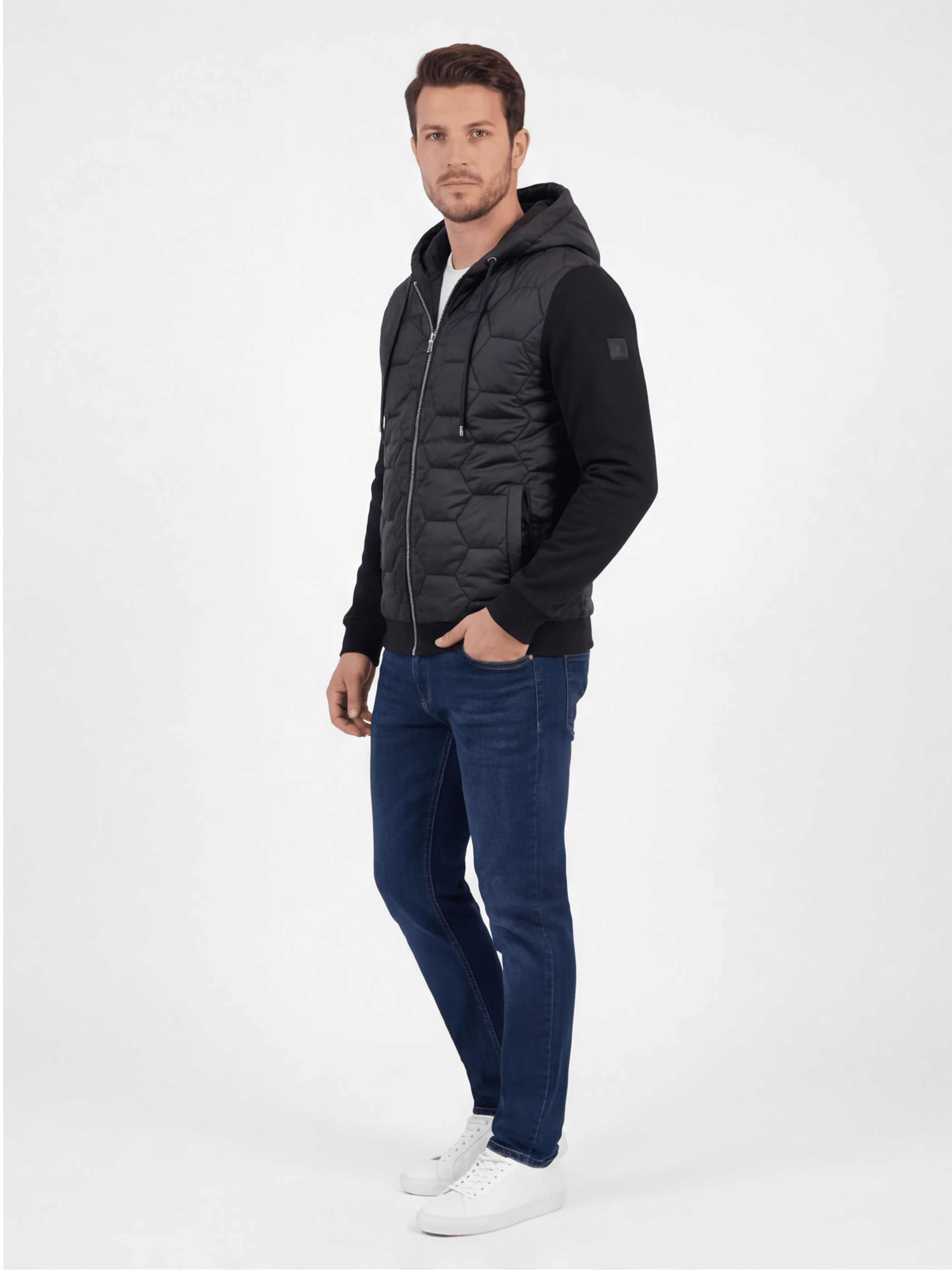 ג'קט באלר All Over Hexagonal גברים