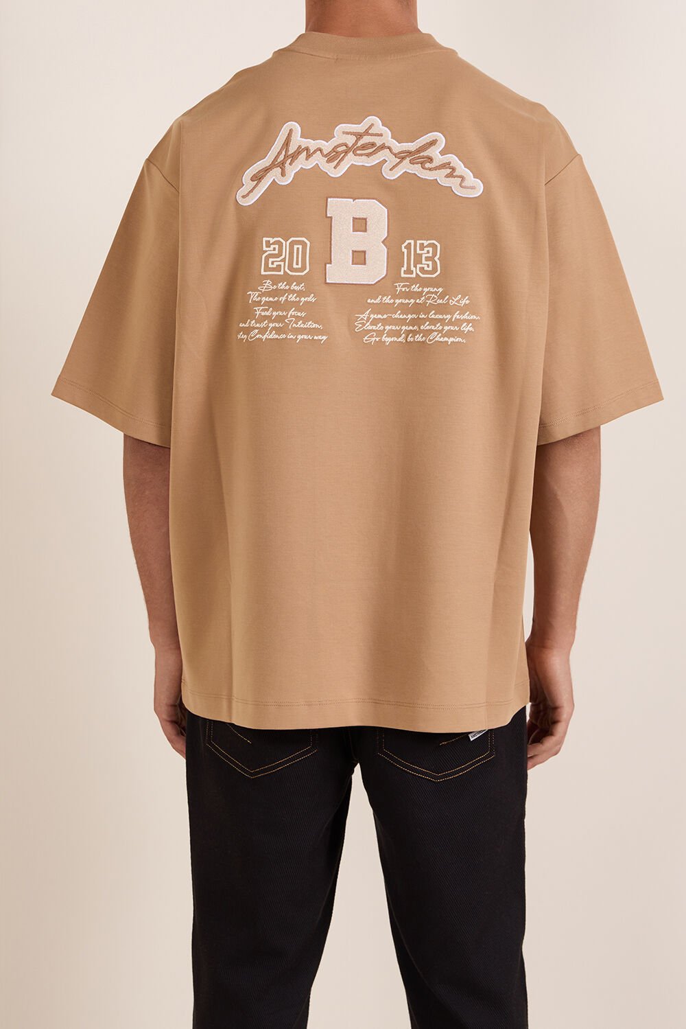 חולצת טישירט קצרה באלר Oversize Back Logo גברים