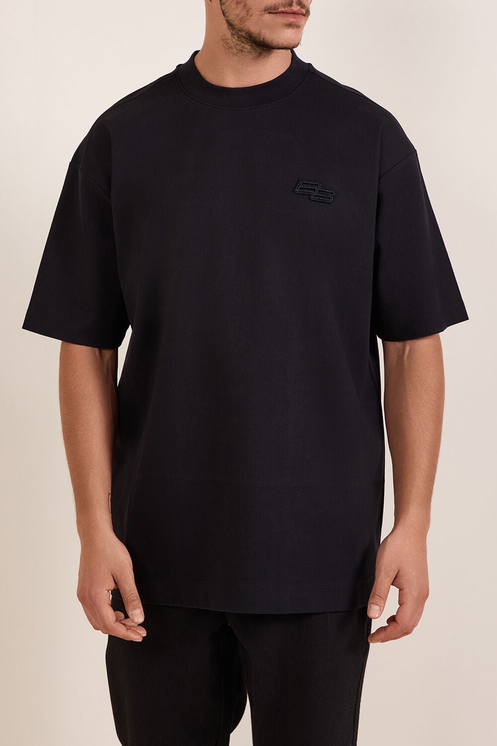 חולצת טישירט קצרה באלר B B Logo גברים