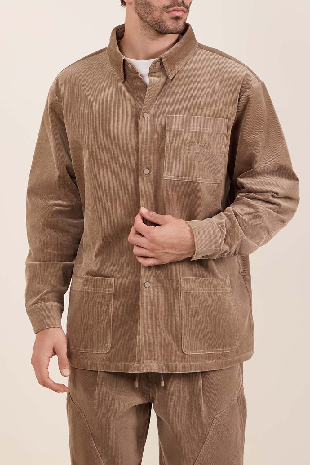 ג'קט באלר Corduroy גברים