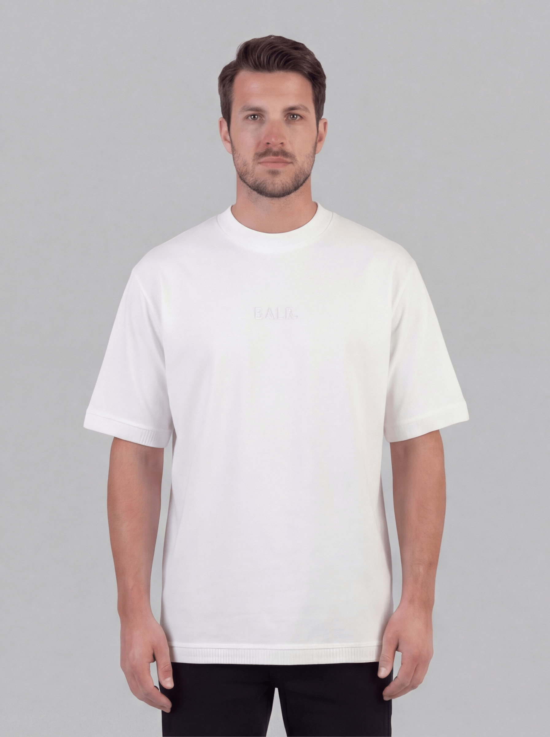 חולצת טישירט קצרה באלר Logo Stitch גברים