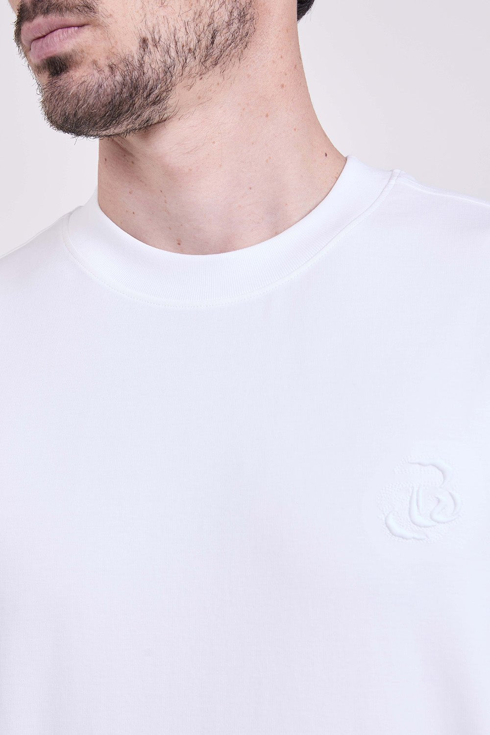 חולצת טישירט קצרה באלר Embroidered Logo גברים