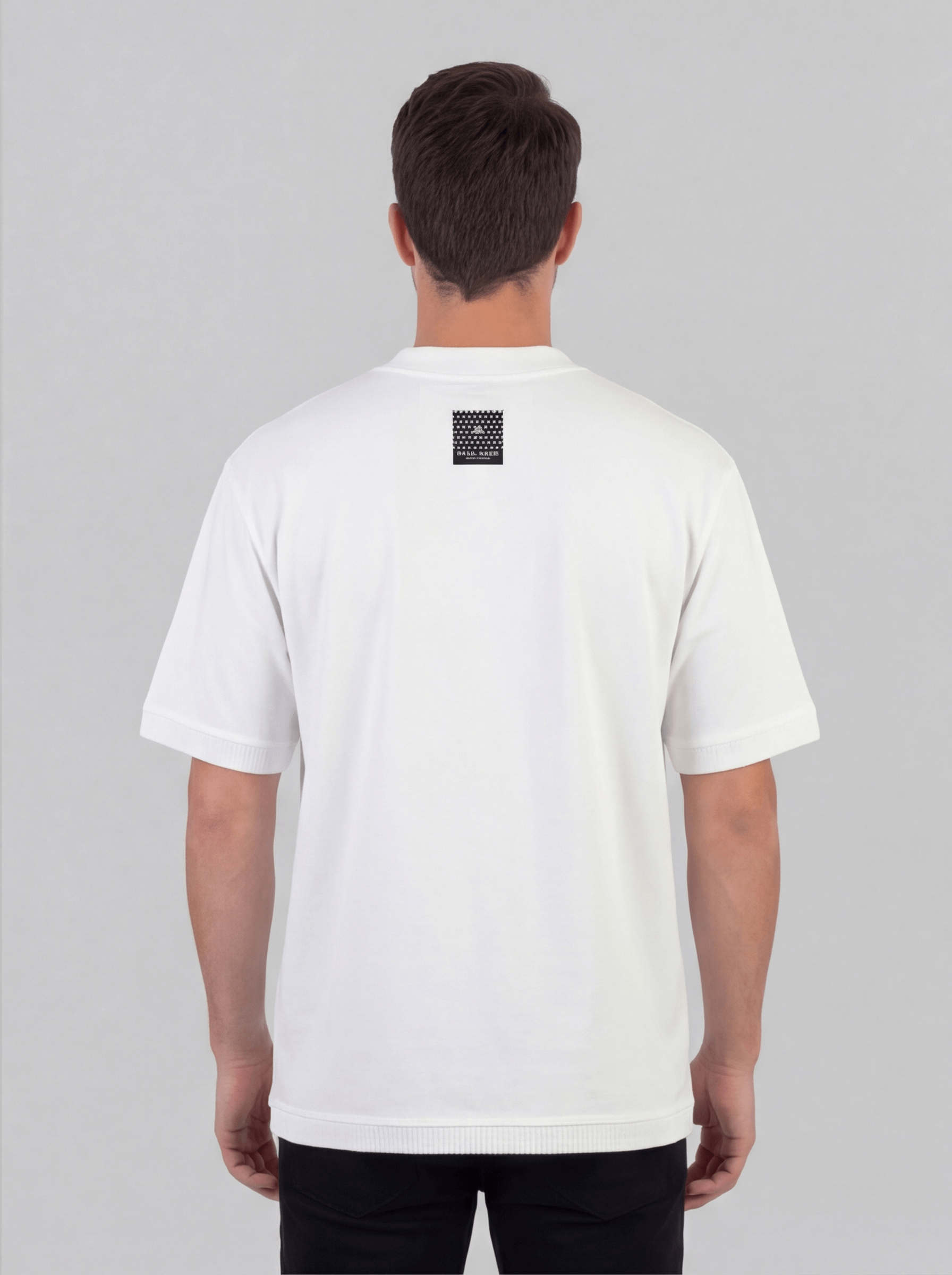 חולצת טישירט קצרה באלר Small Metal Logo Square גברים