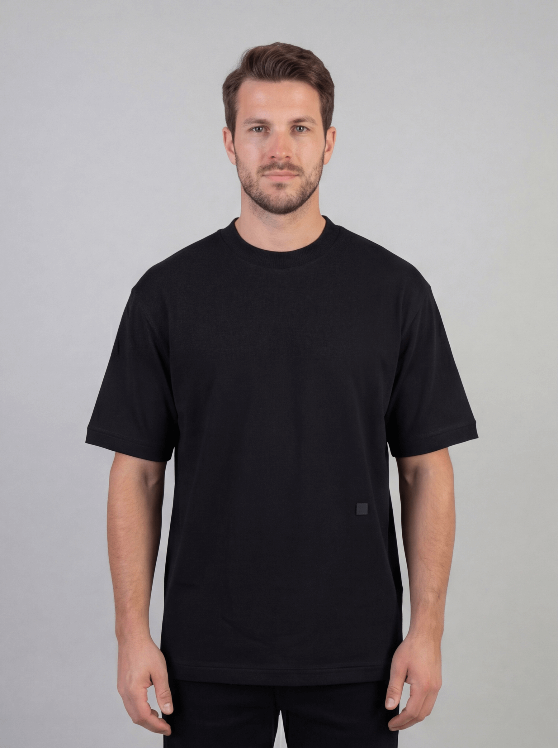 חולצת טישירט קצרה באלר Small Metal Logo Square גברים