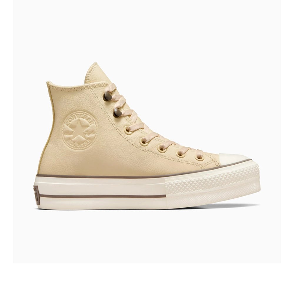 נעלי אולסטאר Chuck Taylor Lift Platform Crinkled Leather נשים