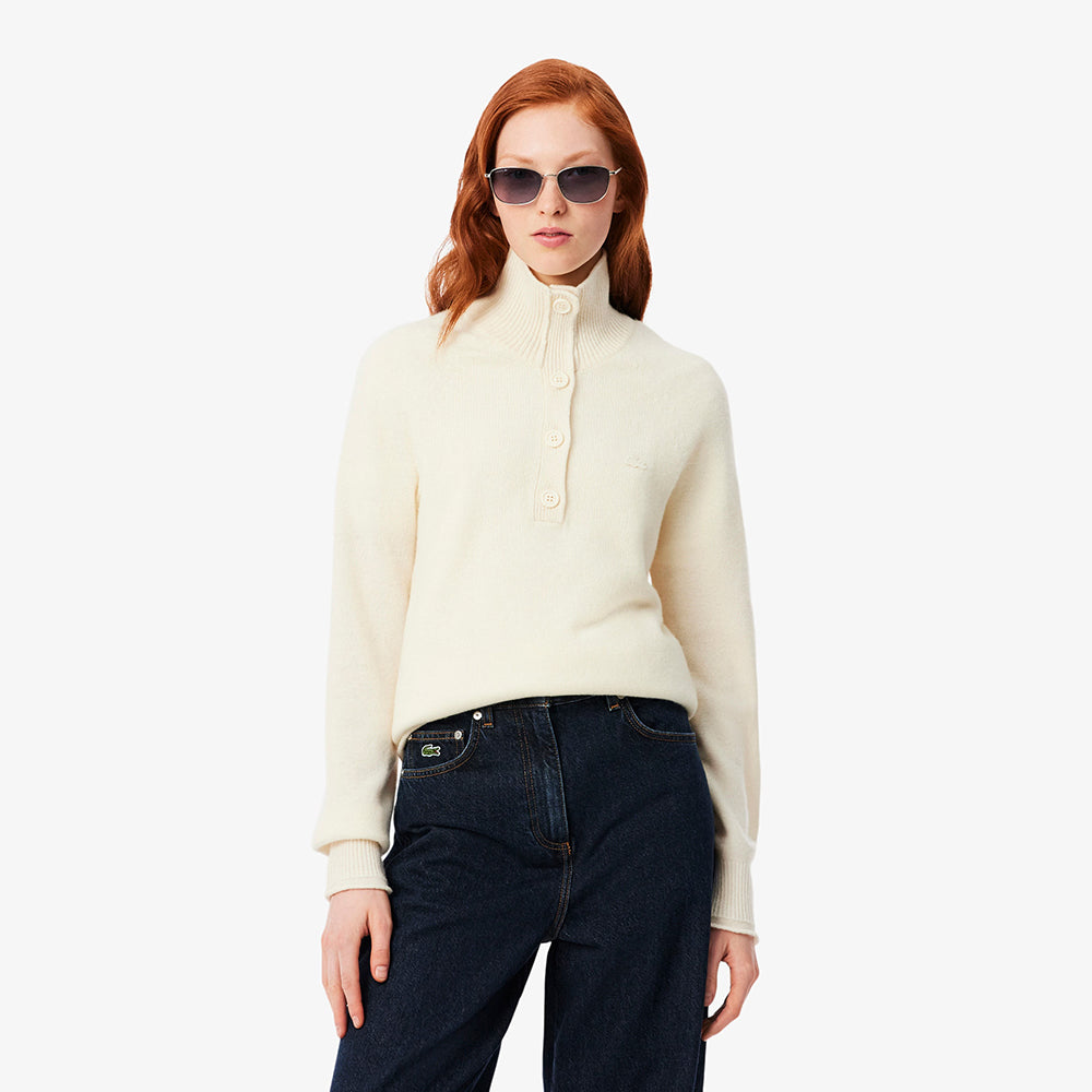 סווטשירט Wool High Neck נשים