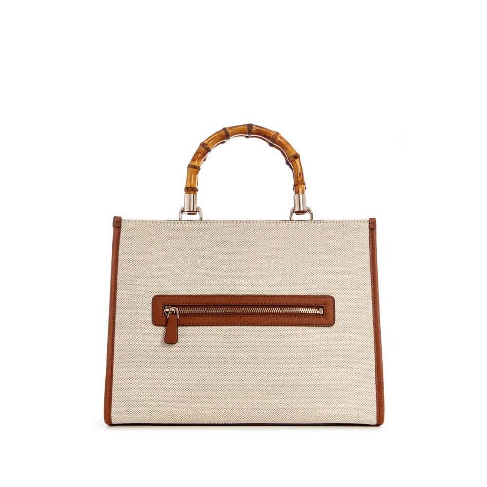 תיק Guess Kerima Bamboo 2 Comp Tote נשים